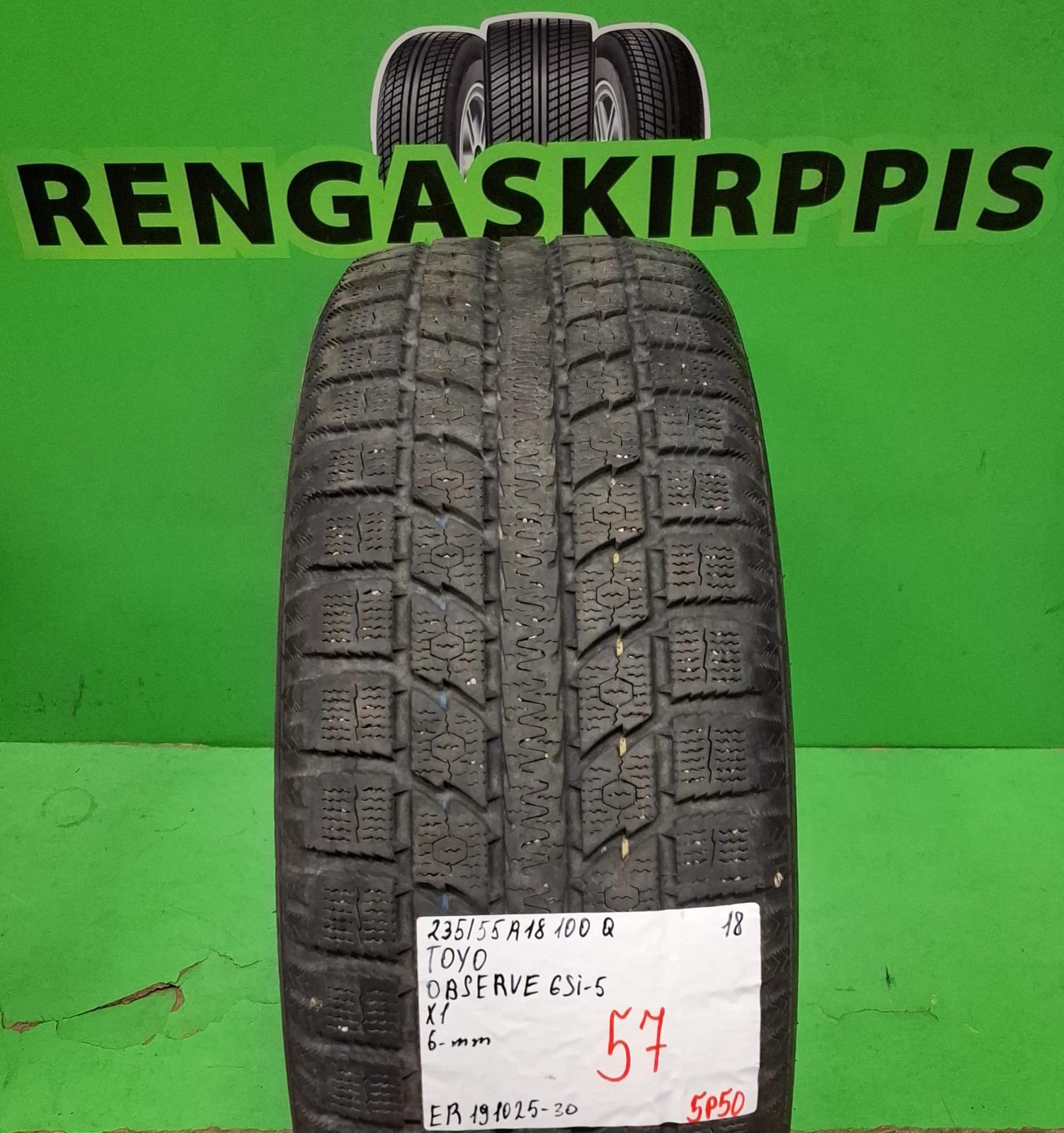 235/55R18 Toyo Observe GSi-5 100Q kitka 6mm / 5P50