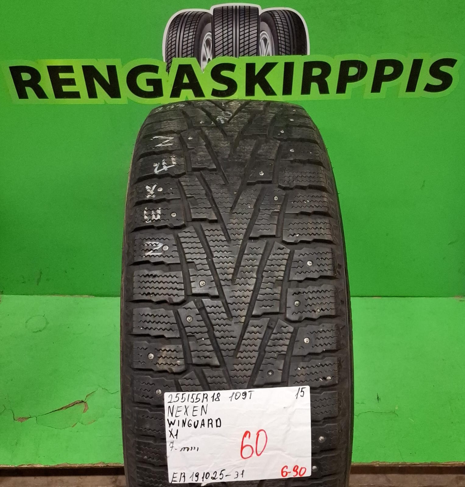 255/55R18 Nexen Winguard 109T nasta 7mm / 6-30
