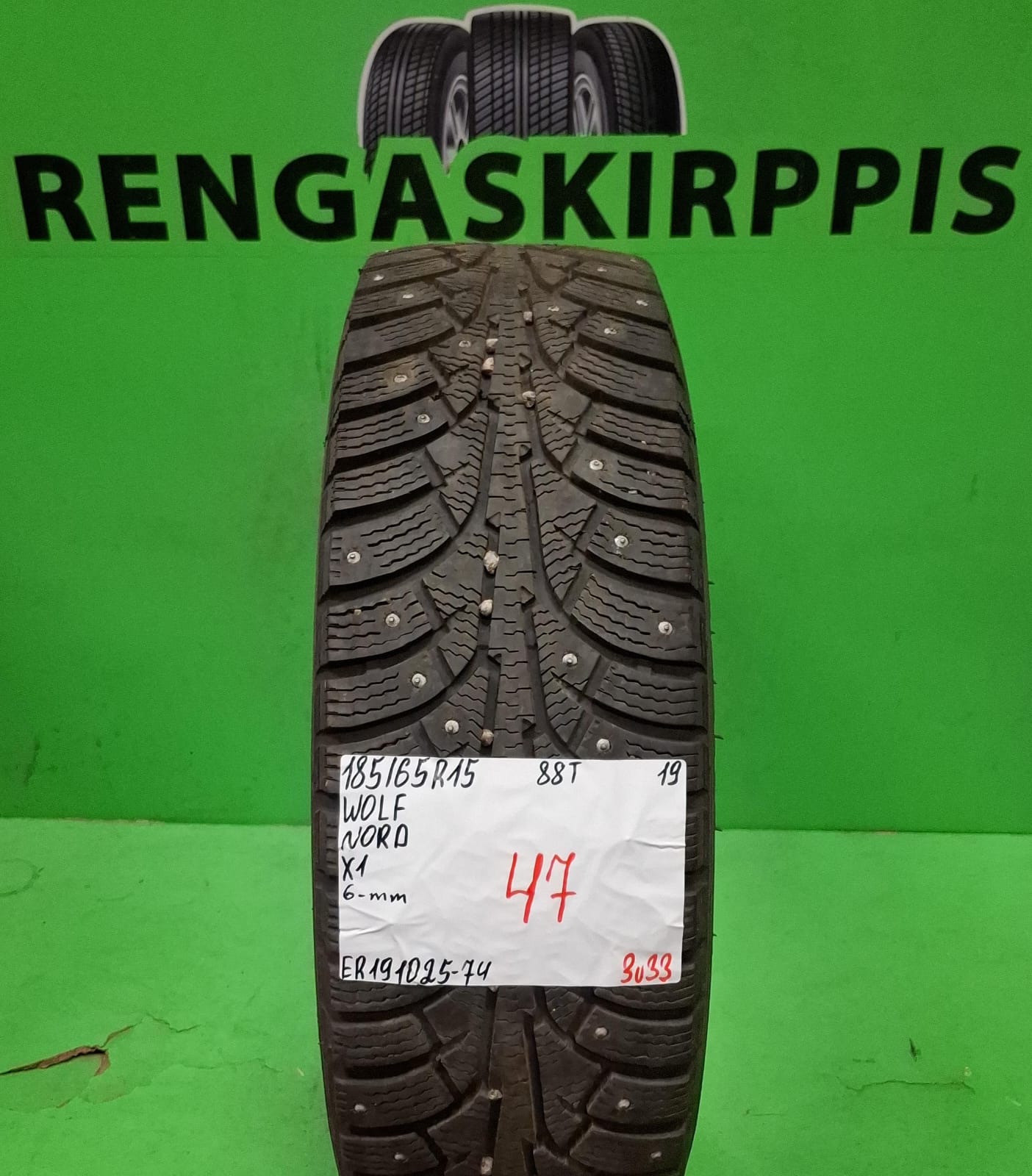 185/65R15 Wolf Nord 88T nasta 6mm / 3V33