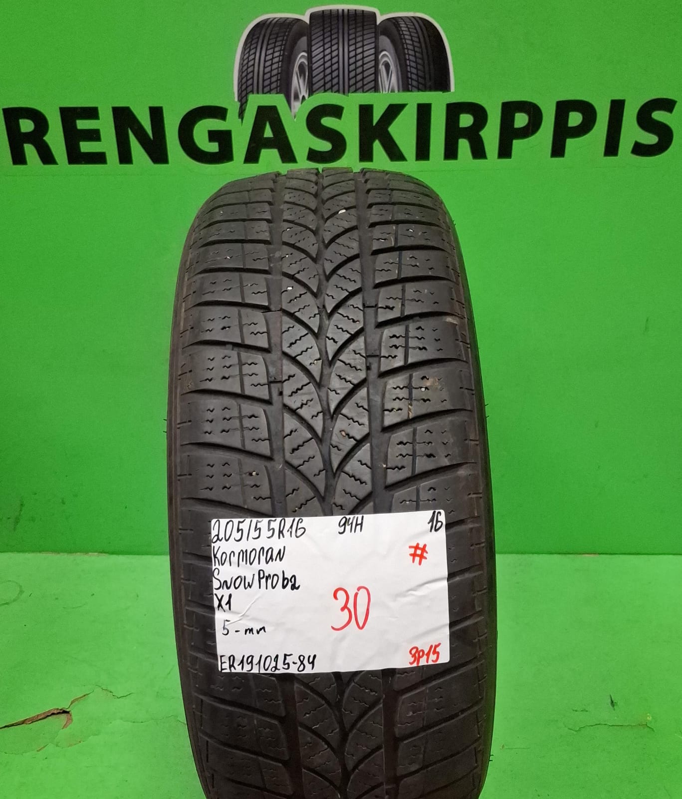 205/55R16 Kormoran Snow Pro B2 94H kitka 5mm # / 3P15