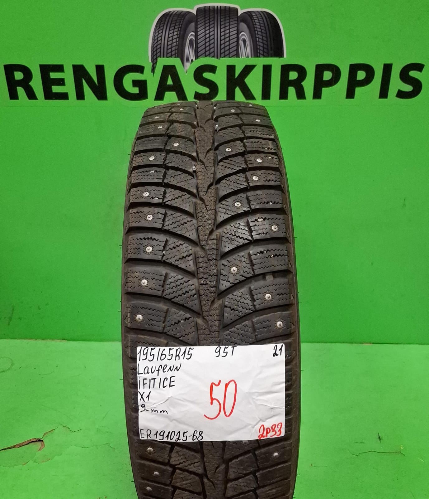 195/65R15 Laufenn IFit Ice 95T nasta 9mm / 2P33