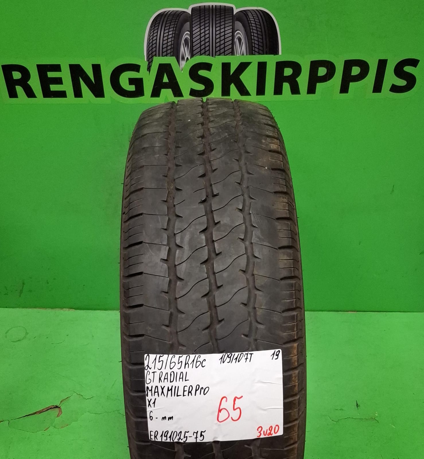 215/65R16C GT Radial Maxmiler Pro 109/107T kesä 6mm / 3V20