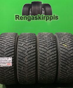 225/55R18 GoodYear UltraGrip Ice Arctic 102T nasta uudenveroiset / 4P16-4