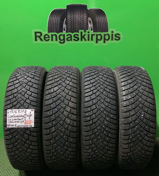215/65R17 Continental IceContact 3 103T nasta uudenveroiset / 4P14-6