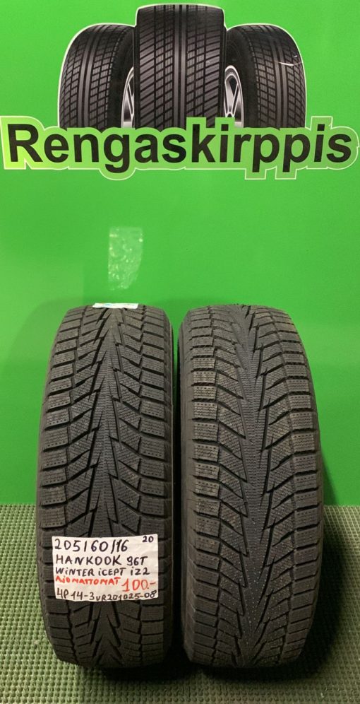 205/60R16 Hankook Winter ICept IZ2 kitka ajamattomat / 4P14-3