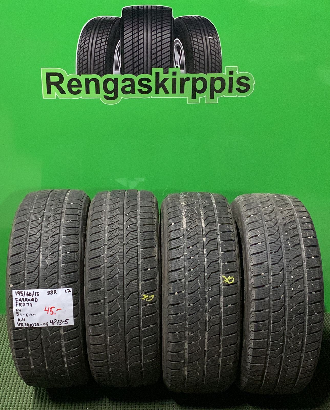 195/60R15 Farroad FRD79 88R kitka 5-6mm / 4P13-5