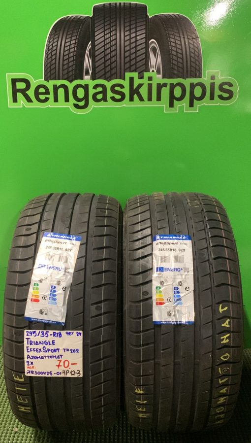 245/35R18 Triangle EffexSport TH202 kesä ajamattomat / 4P12-3