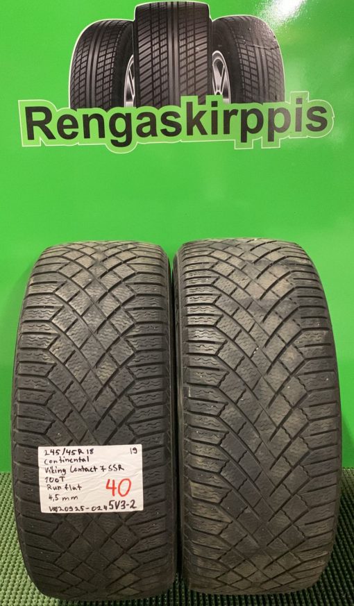 245/45R18 Continental VikingContact 7 SSR kitka 4,5mm / 5V3-2