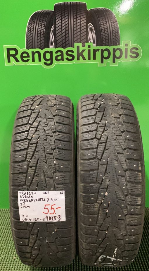 225/65R17 Nokian HKPL 7 Suv nasta 7mm / 4V15-3