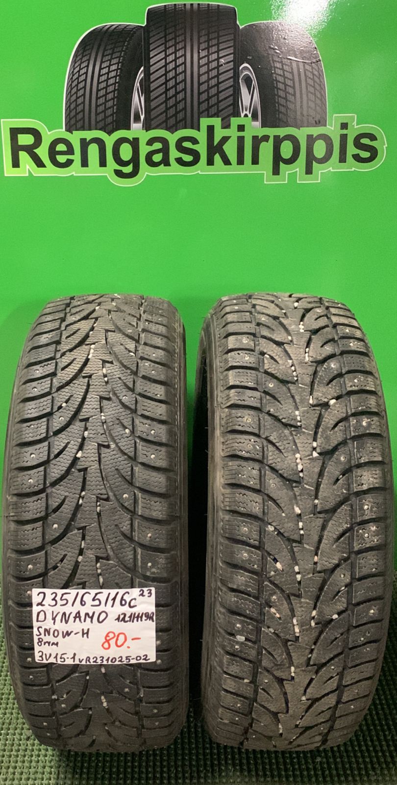 235/65R16C Dynamo Snow-H 121/119R nasta 8mm / 3V15-1