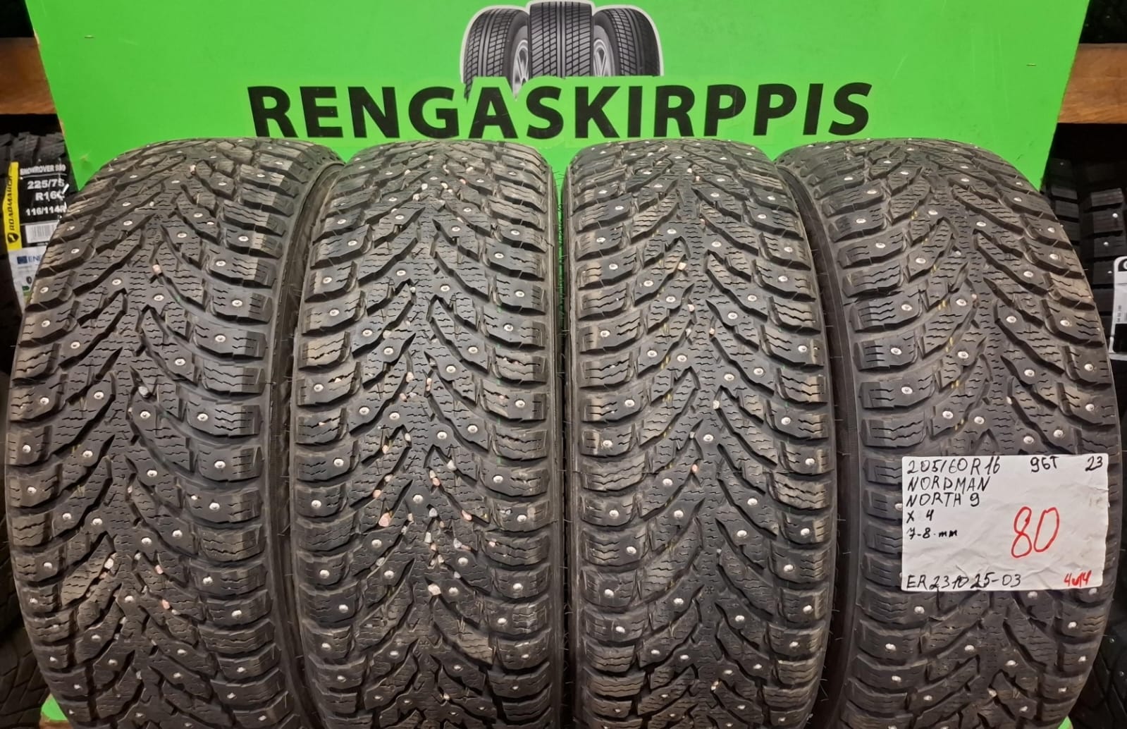 205/60R16 Nordman North 9 96T nasta 7-8mm / 4V14