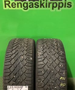 225/40R18 Continental VikingContact 7 92T kitka uudenveroiset / 4V12-2