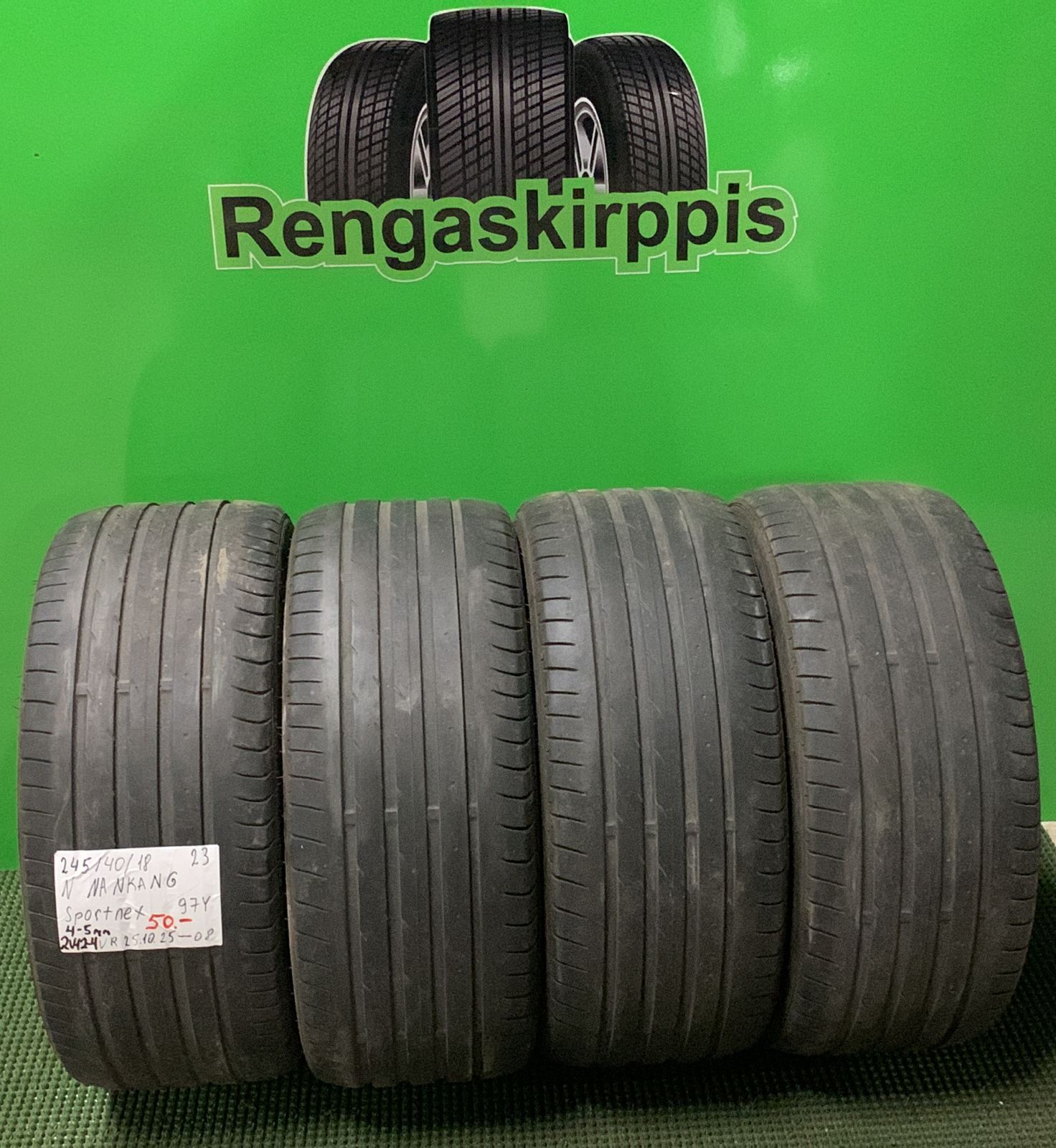 245/40R18 Nankang Sportnex 97Y kesä 4-5mm / 2V42-4