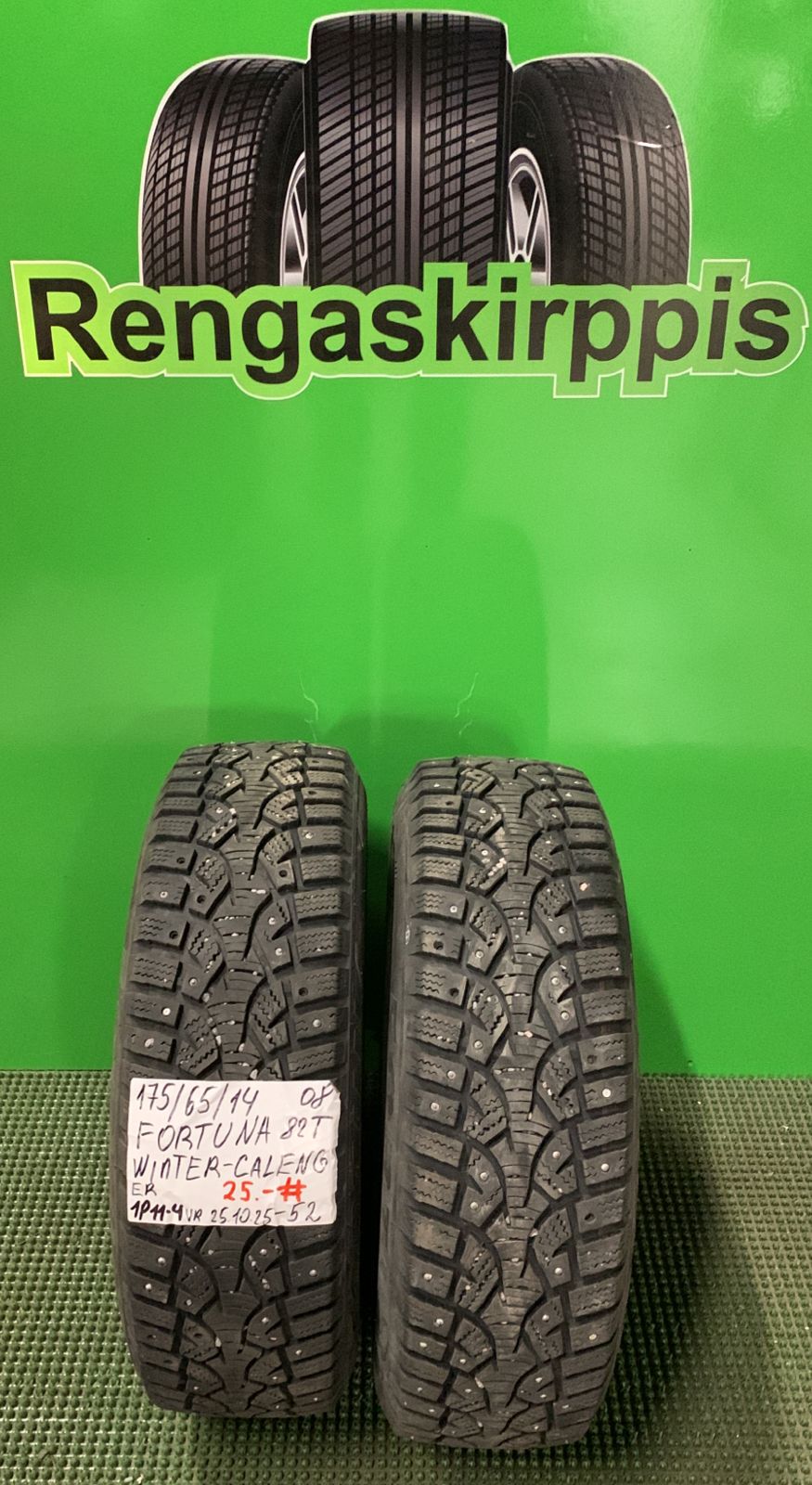 175/65R14 Fortuna Winter Challenger 82T nasta 7mm # / 1P11-4