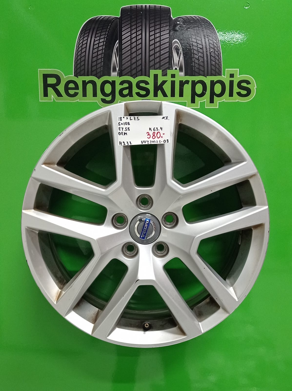 18" 5x108 ET55 KR63,4 L7,5" Oem / H232
