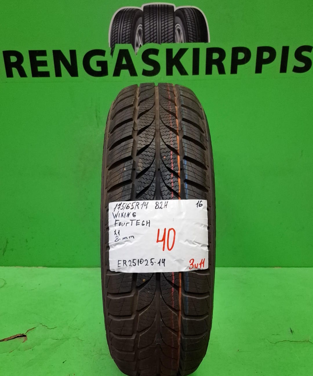 175/65R14 Viking FourTech 82H kitka 8mm / 3V11