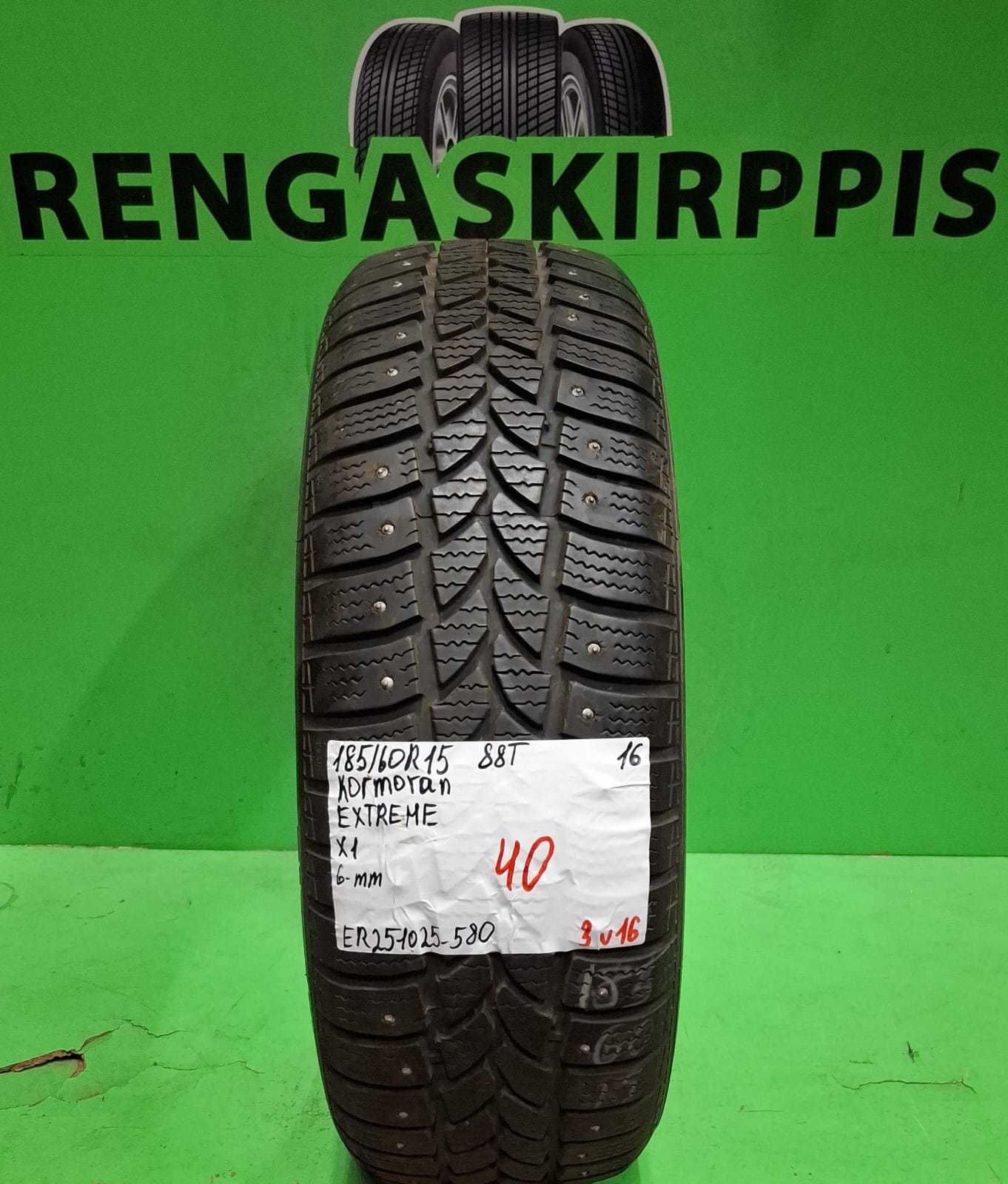 185/60R15 Kormoran Extreme 88T nasta 6mm / 3V16