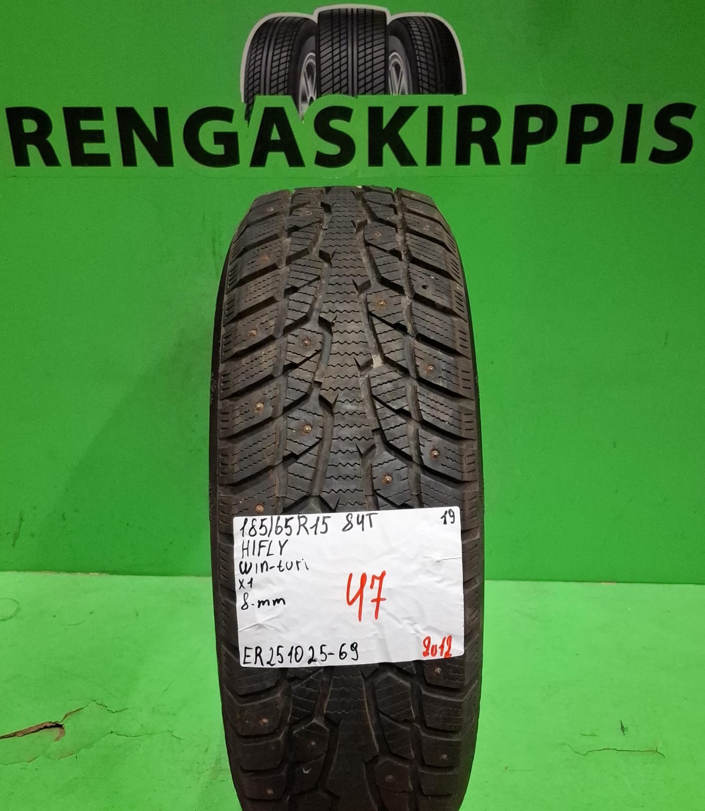 185/65R15 Hifly WInTuri 84T nasta 8mm / 2V12