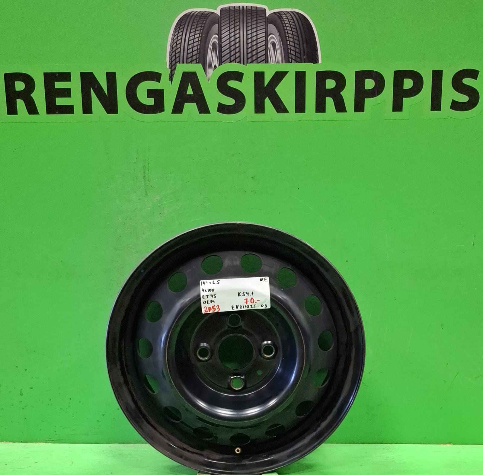 14" 4x100 ET45 KR54,1 L5" Oem / 2P53