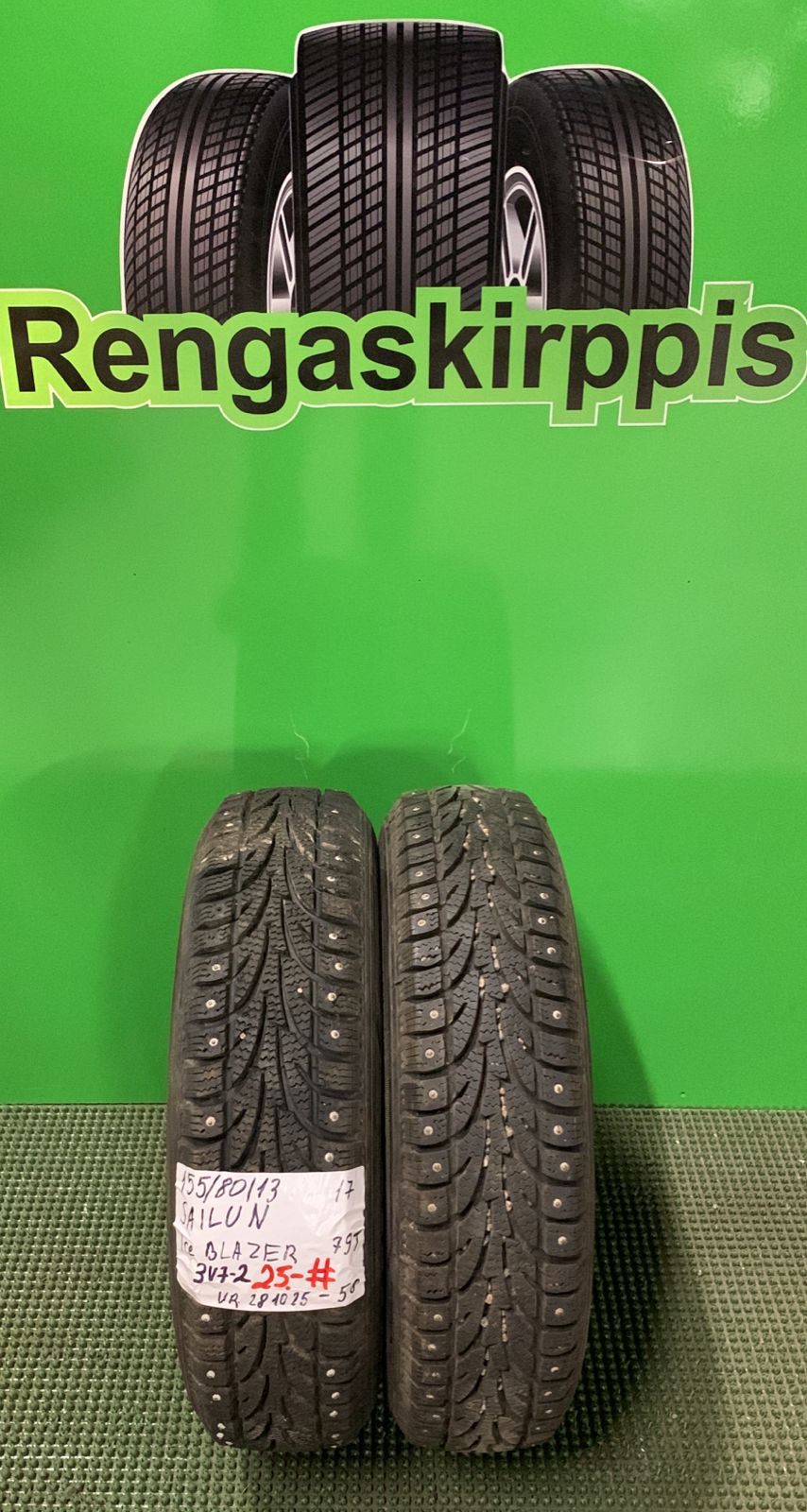 155/80R13 Sailun Ice Blazer 79T nasta 7mm # / 3V7-2
