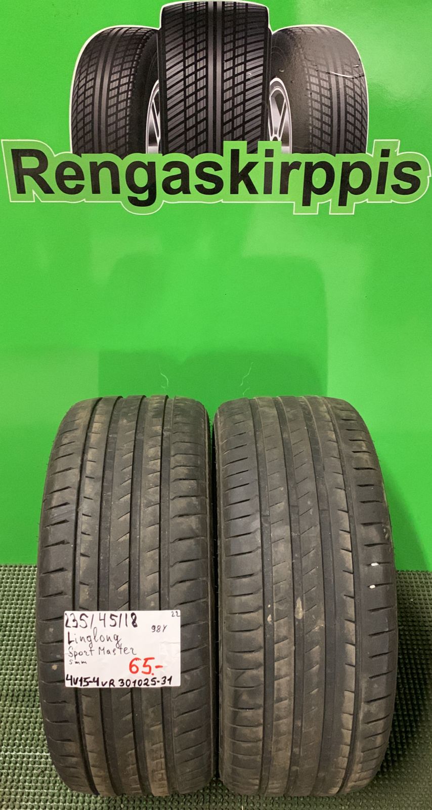 235/45R18 LingLong Sport Master 98Y kesä 5mm / 4V15-4