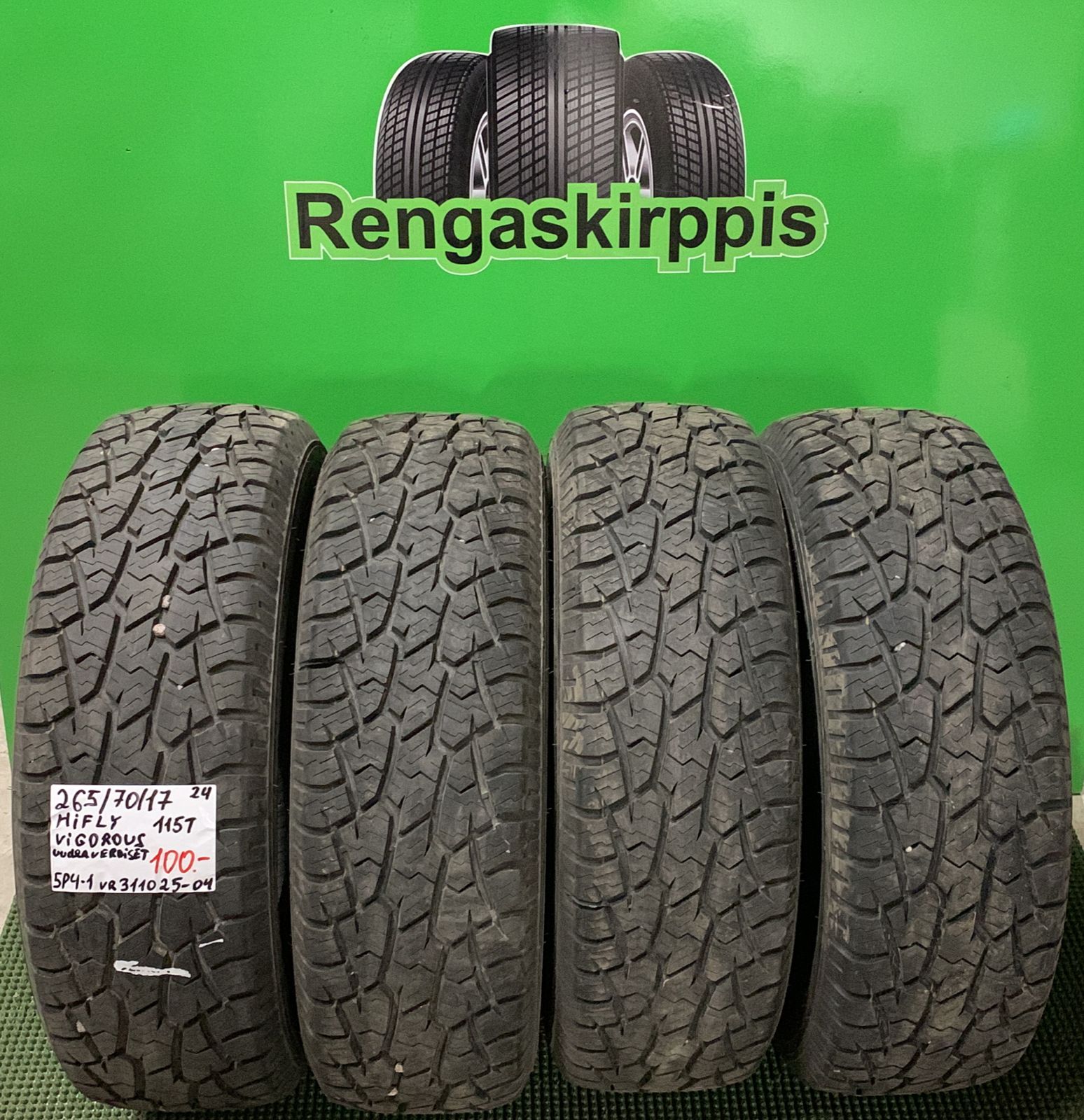 265/70R17 Hifly Vigorous 115T kesä uudenveroiset / 5P4-1