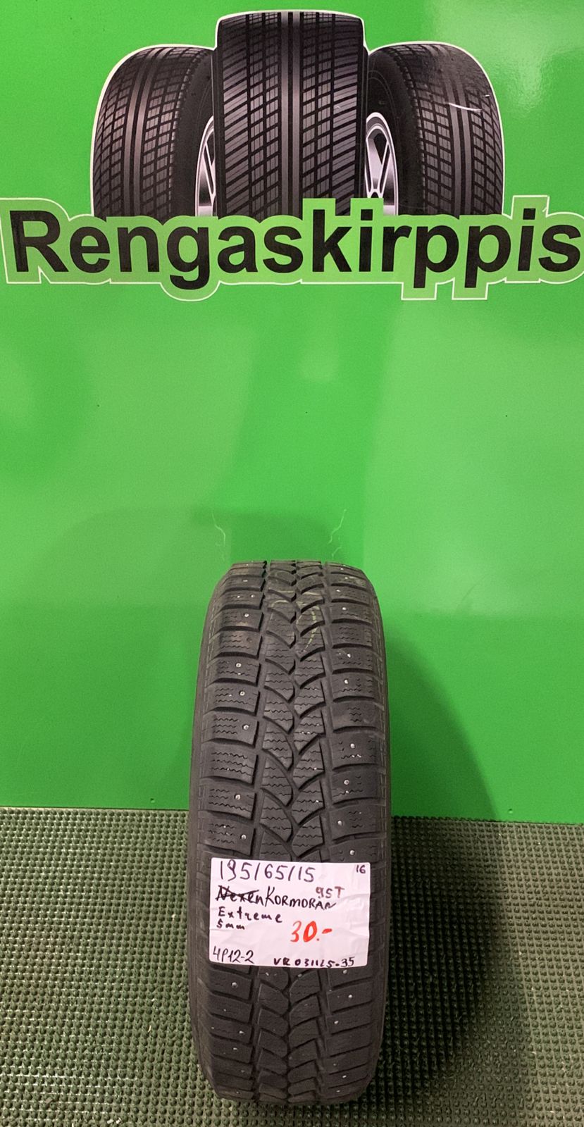 195/65R15 Kormoran Extreme 95T nasta 5mm / 4P12-2