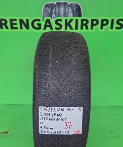 205/55R16 GoodYear UltraGrip Ice 94T kitka 4,5mm / 3P21