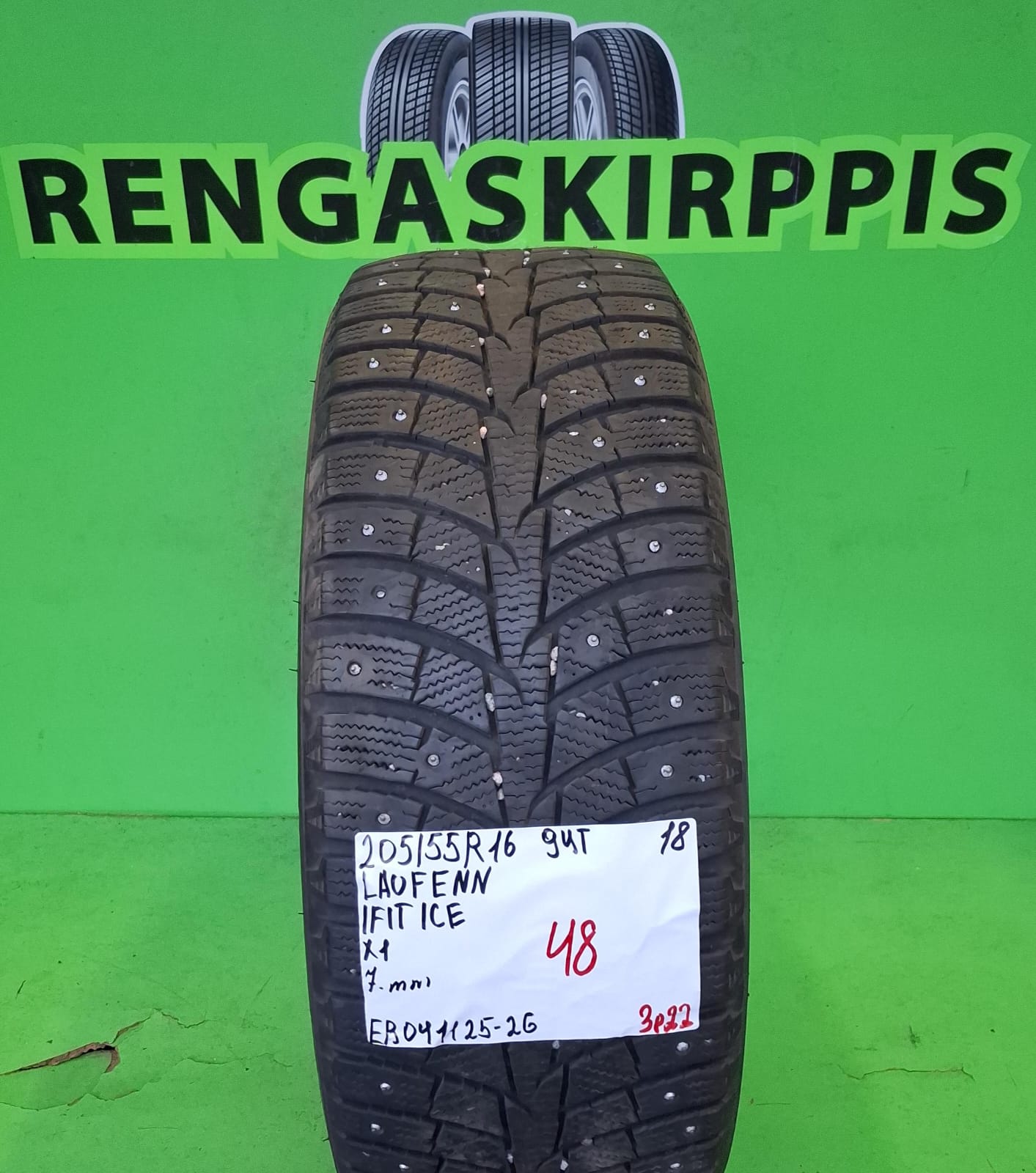 205/55R16 Laufenn IFit Ice 94T nasta 7mm / 3P22
