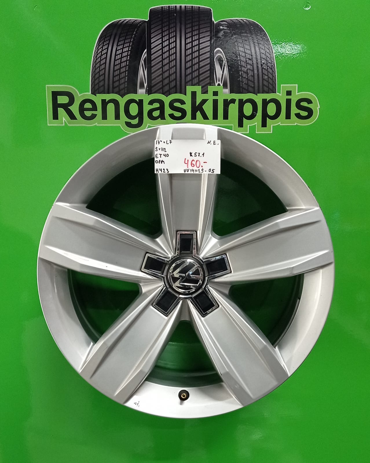 17" 5x112 ET40 KR57,1 L7" Oem / H423