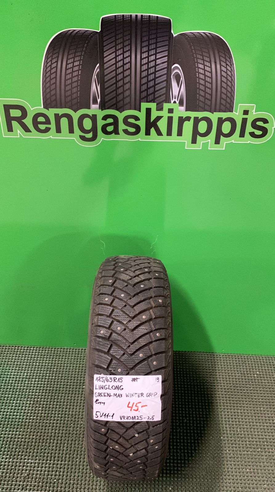 185/65R15 LingLong GreenMax Winter Grip 88T nasta 8mm / 5V11-1
