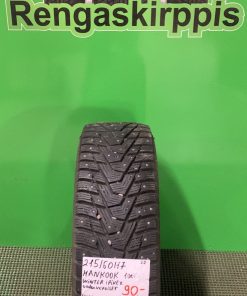 215/60R17 Hankook Winter IPike X 100T nasta uudenveroiset / 4V10-4