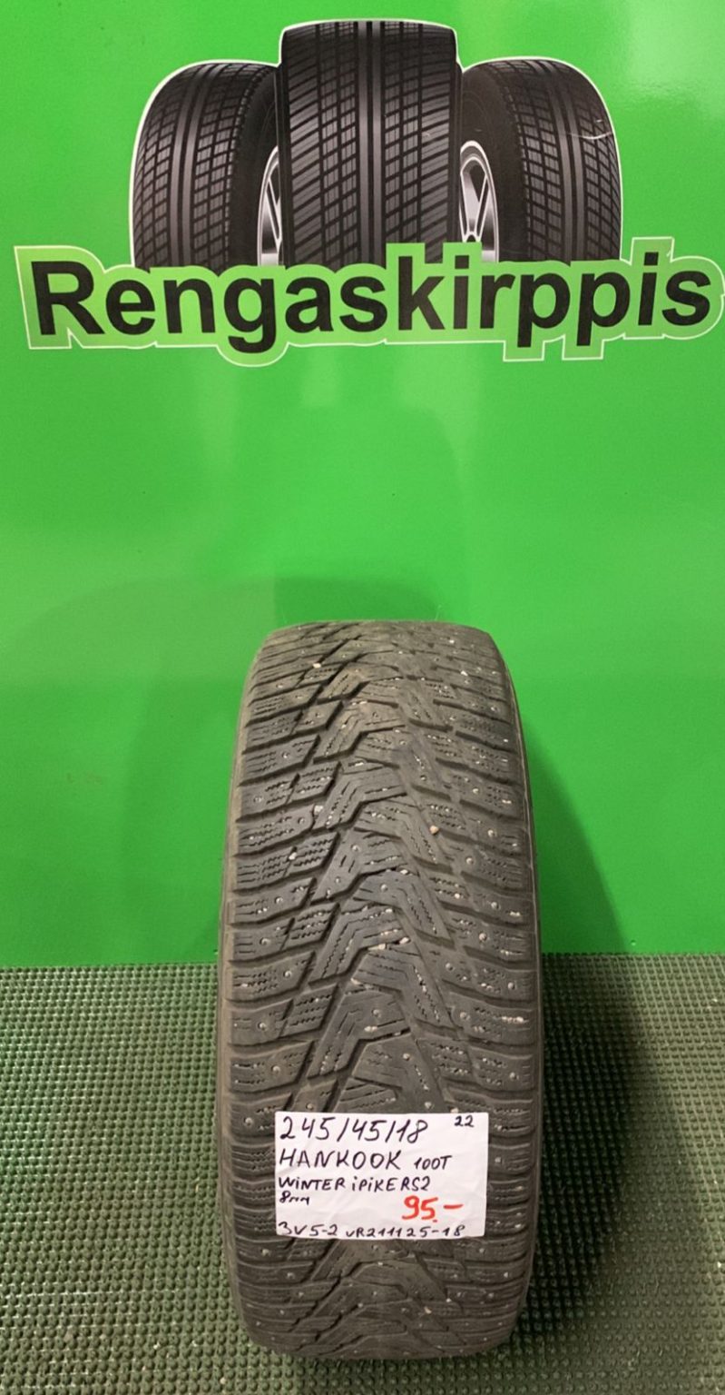 245/45R18 Hankook Winter IPike RS2 100T nasta 8mm / 3V5-2 - Rengaskirppis