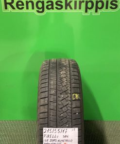 215/55R17 Pirelli Ice Zero Asimmetrico 98H kitka uudenveroiset / 4V17-5