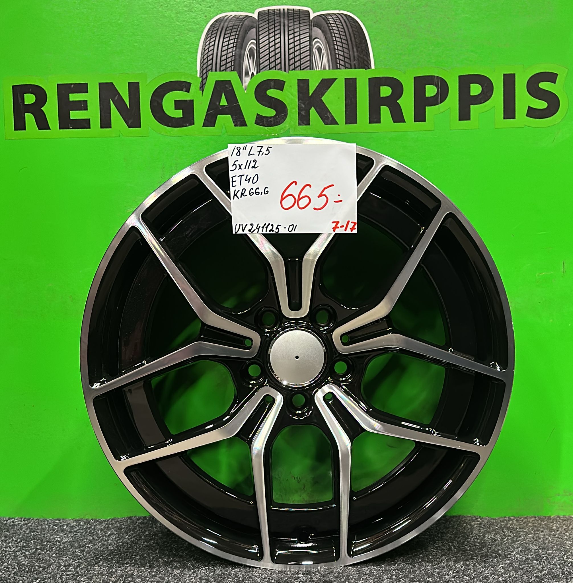 18" 5x112 ET40 KR66,6 L7,5" / 7-17