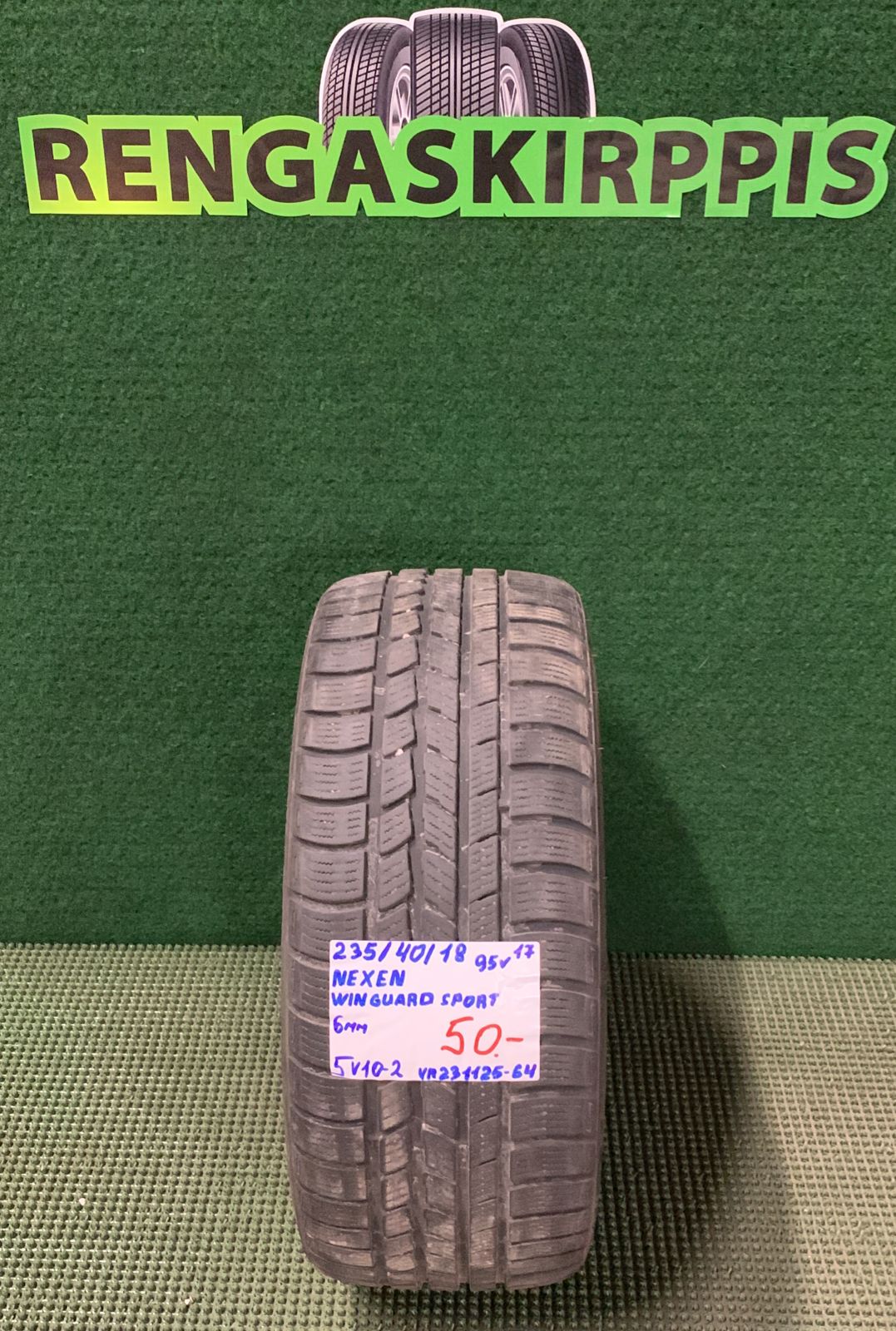 235/40R18 Nexen WInguard Sport 95V kitka 6mm / 5V10-2