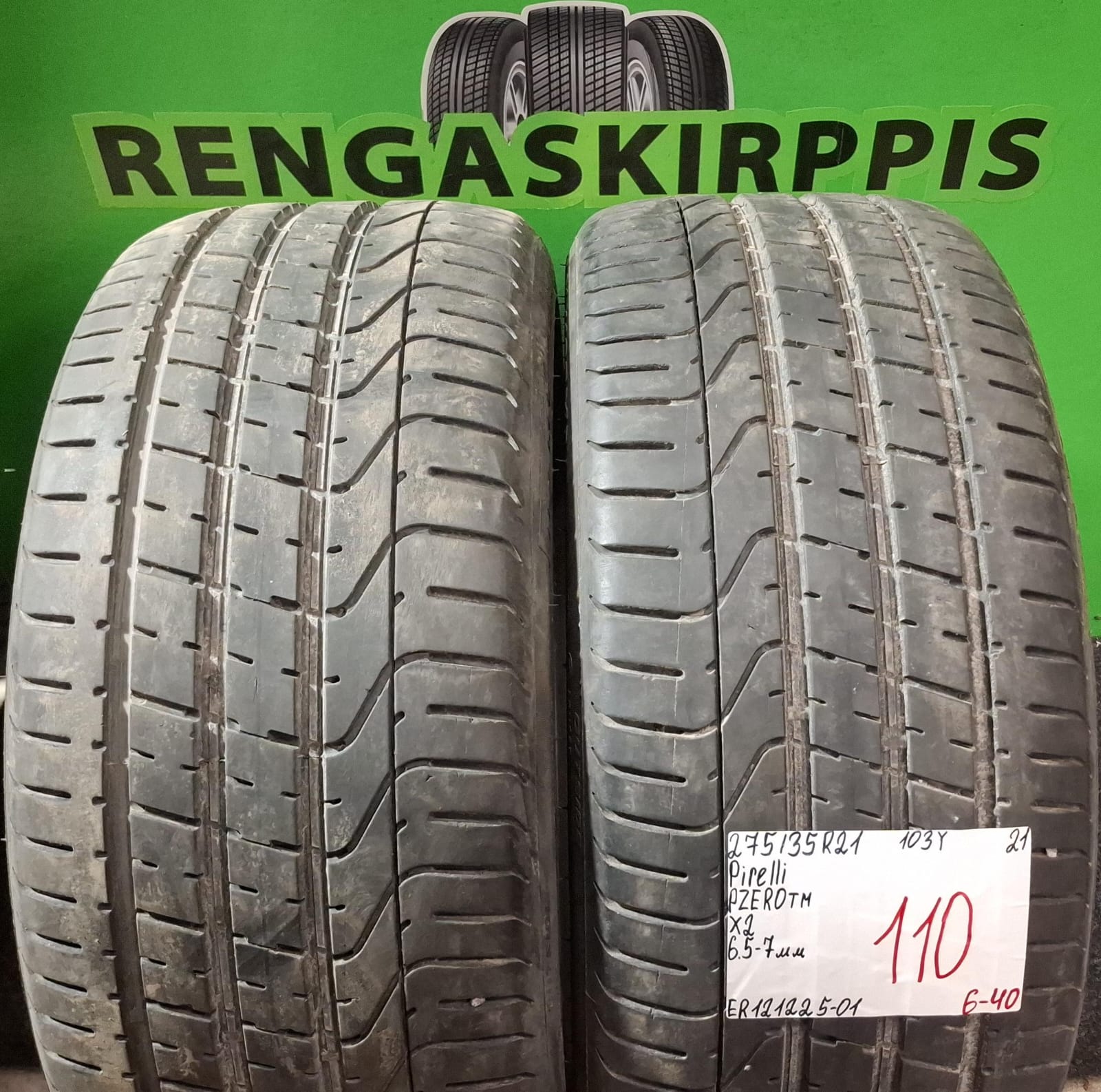 275/35R21 Pirelli PZero TM 103Y kesä 6,5-7mm / 6-40