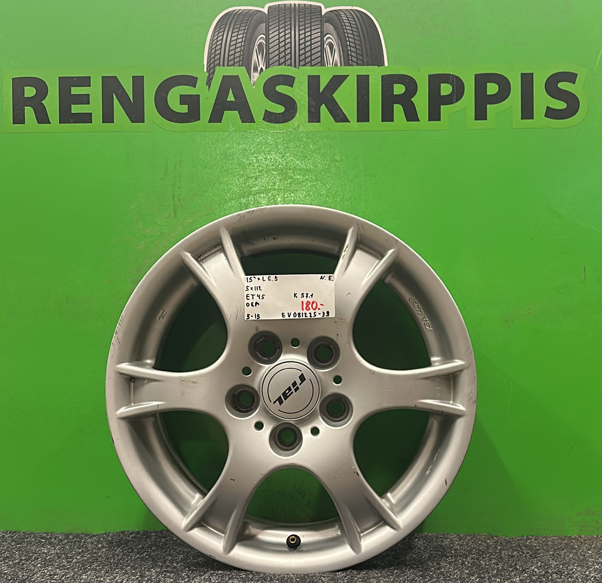 15" 5x112 ET45 KR57,1 L6,5" Oem / 5-15