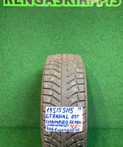 195/55R15 GT Radial Champiro Ice Pro 89T nasta uudenveroiset / 3V1-1