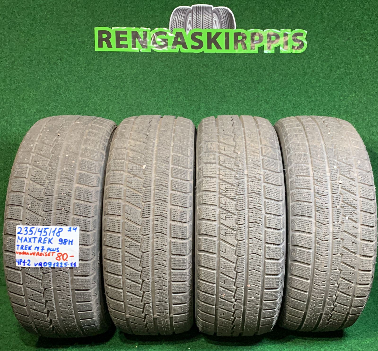 235/45R18 Maxtrek Trek M7 Plus 98H kitka uudenveroiset / 4P1-2