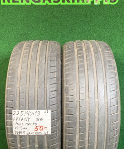 225/40R19 Aptany Sport Macro 93W kesä 4,5-5mm / 3V14-5