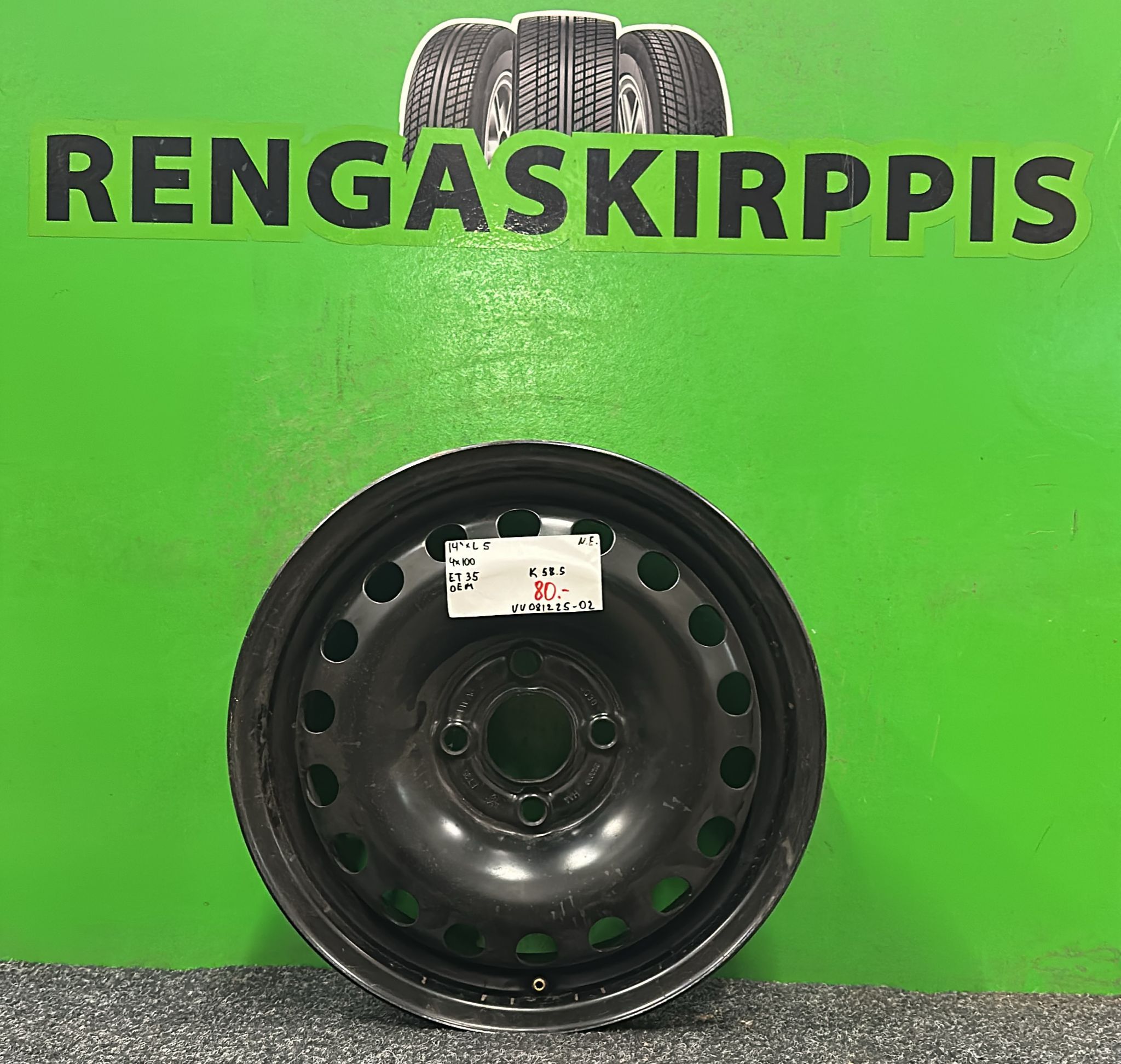 14" 4x100 ET35 KR58,5 L5" Oem