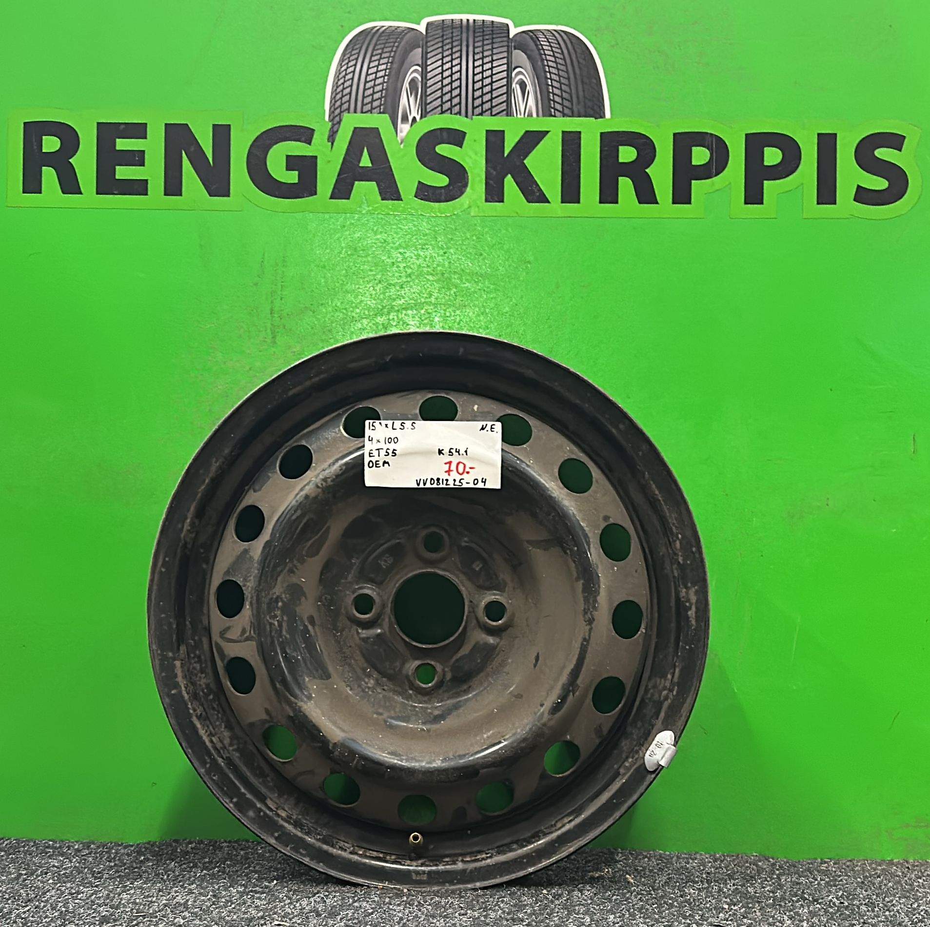 15" 4x100 ET55 KR54,1 L5,5" Oem / L2 3V32