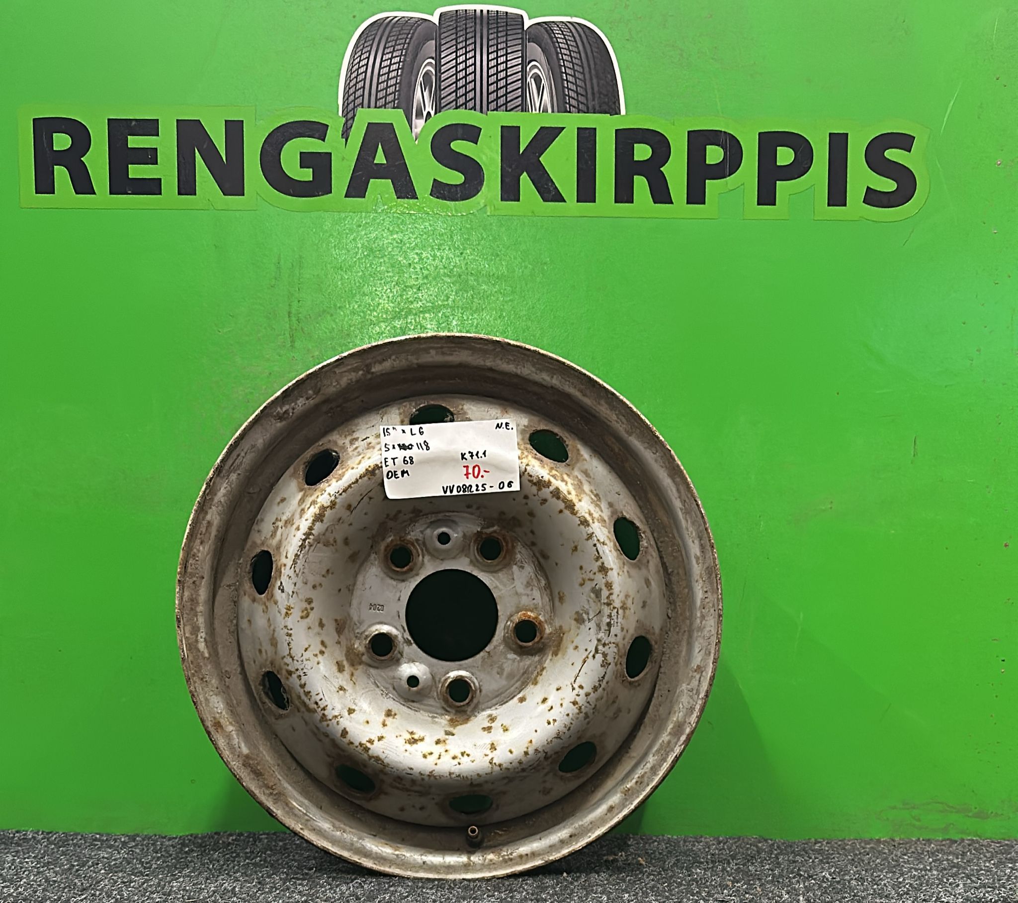 15" 5x118 ET68 KR71,1 L6" Oem / L2 6-71