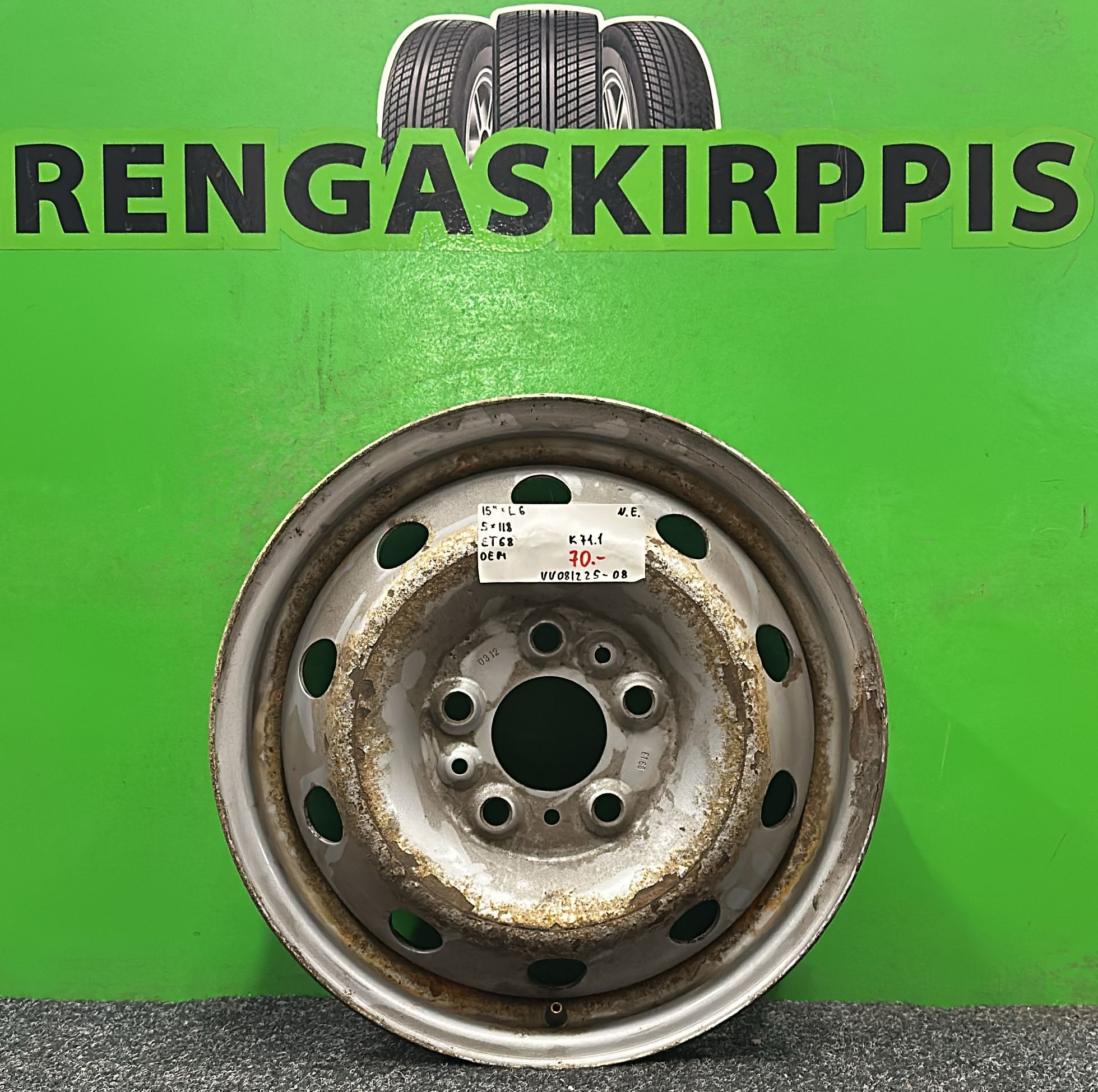 15" 5x118 ET68 KR71,1 L6" Oem / L2 3P31