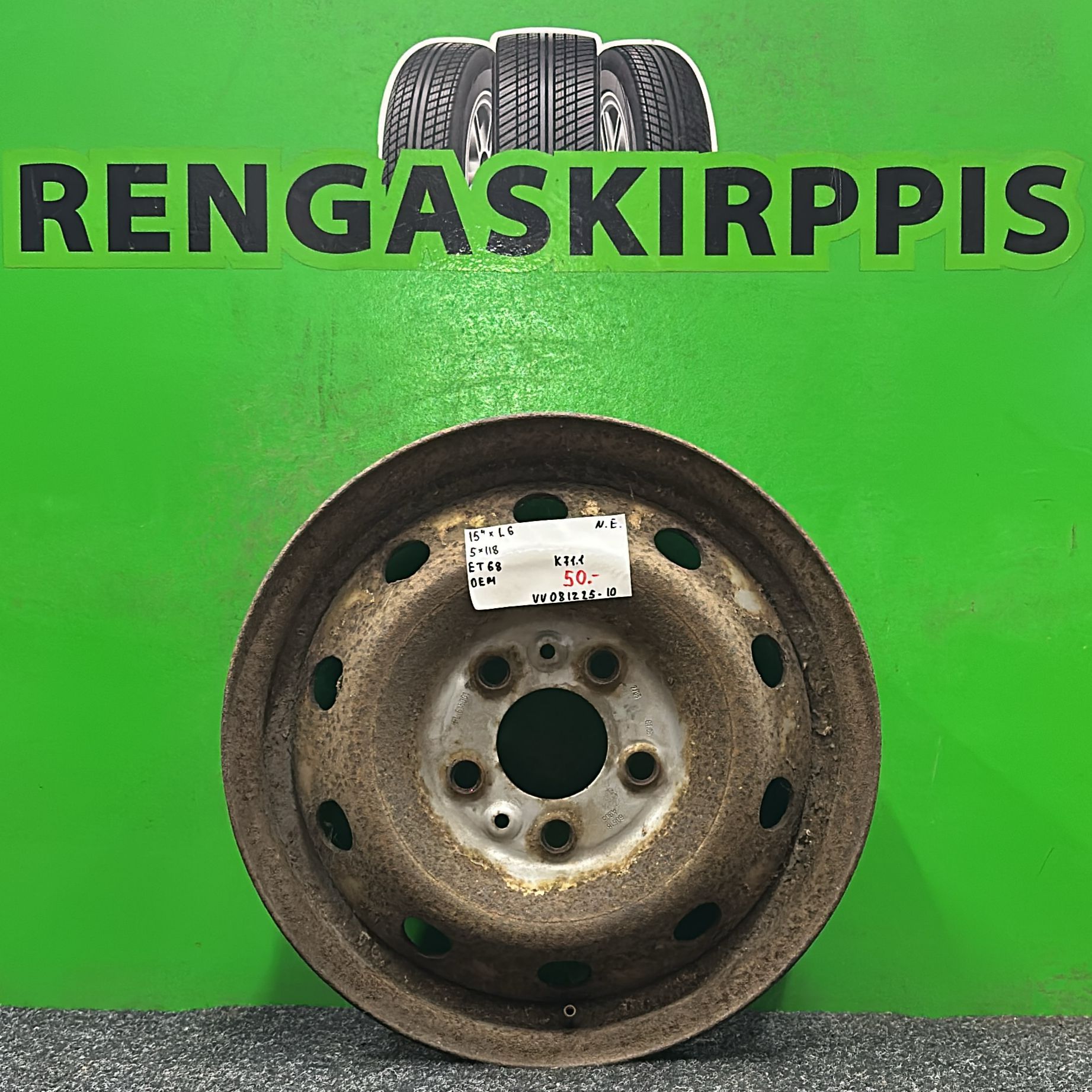 15" 5x118 ET68 KR71,1 L6" Oem / L2 6-70