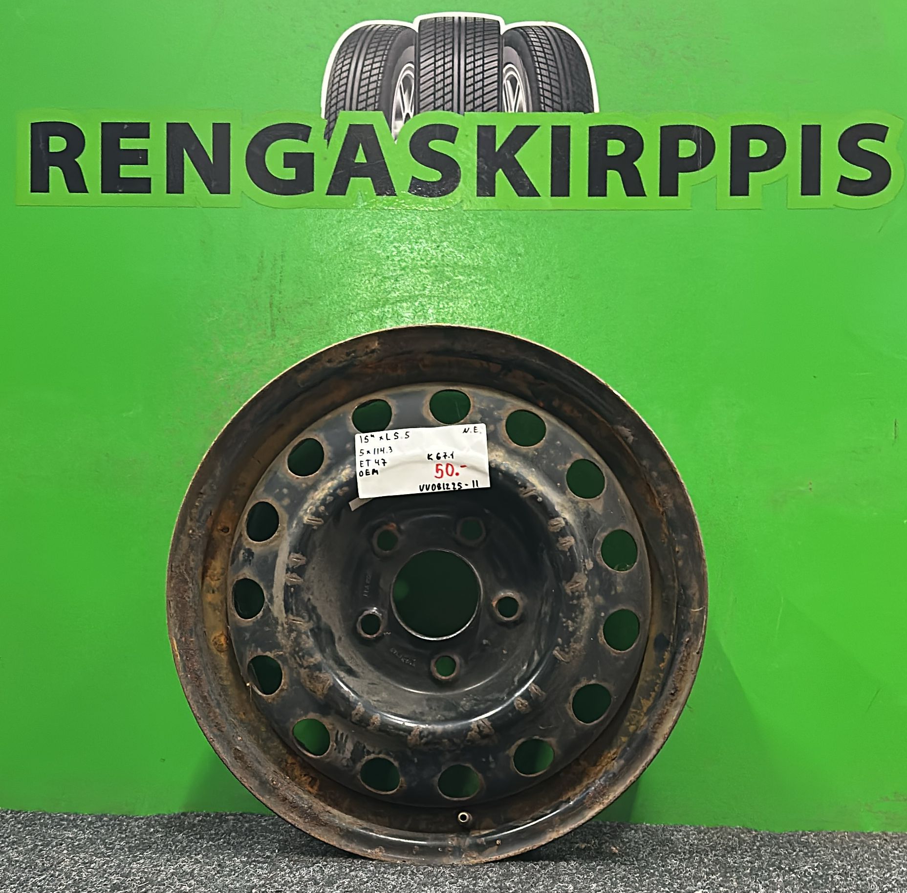 15" 5x114,3 ET47 KR67,1 L5,5" Oem / L2 6-33