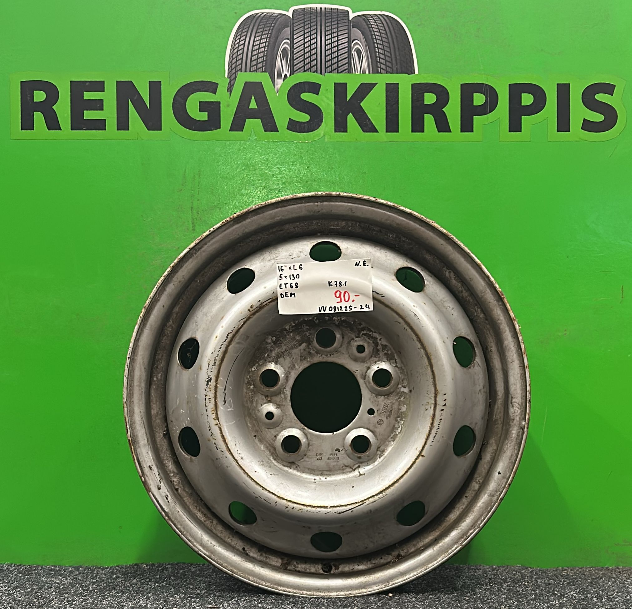 16" 5x130 ET68 KR78,1 L6" Oem