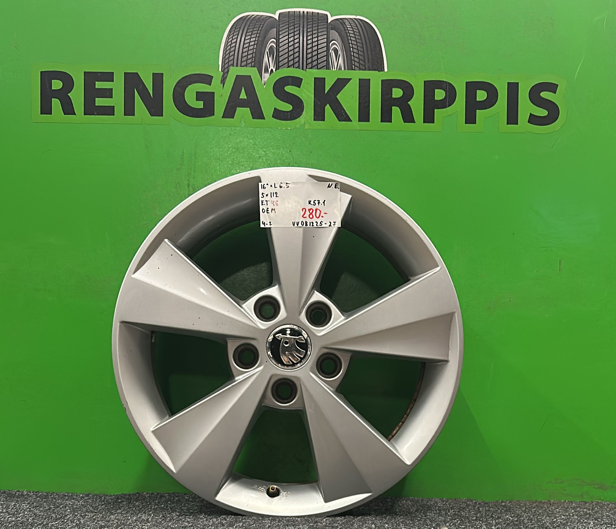 16" 5x112 ET46 KR57,1 L6,5" Oem / 4-7