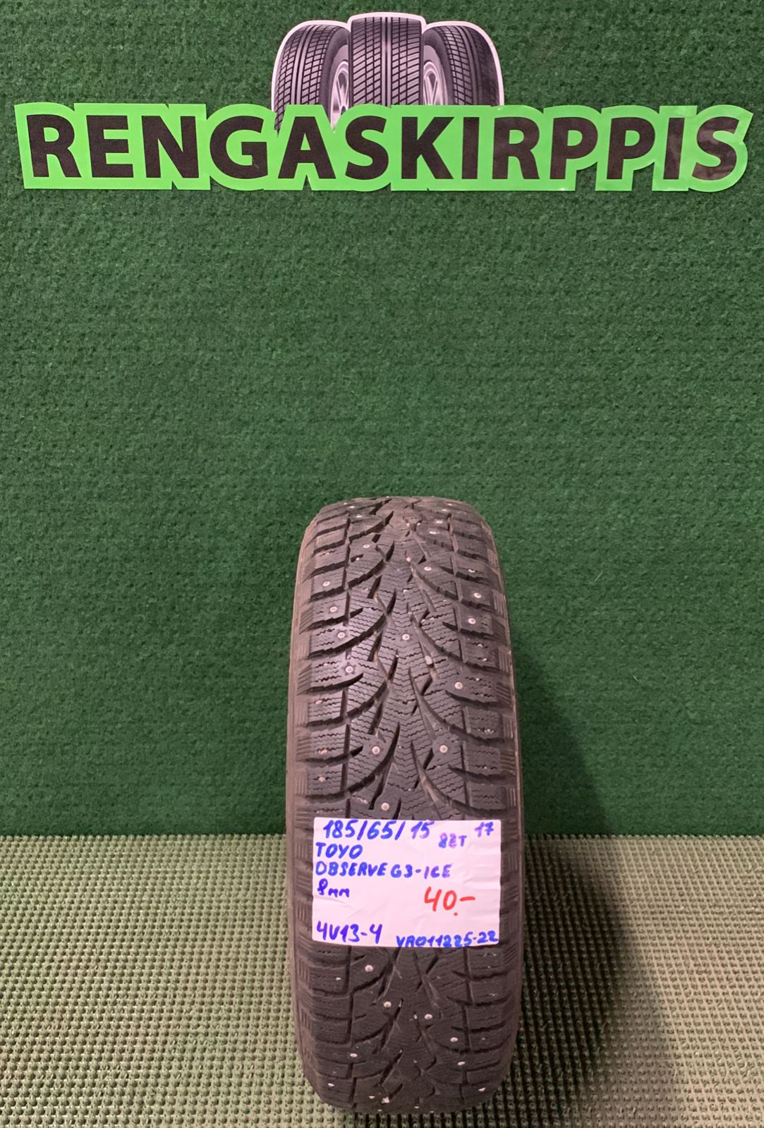 185/65R15 Toyo Observe G3 Ice 88T basta 8mm / 4V13-4